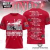 2024 LA Bowl Champions UNLV Rebels Football 3D T-Shirt