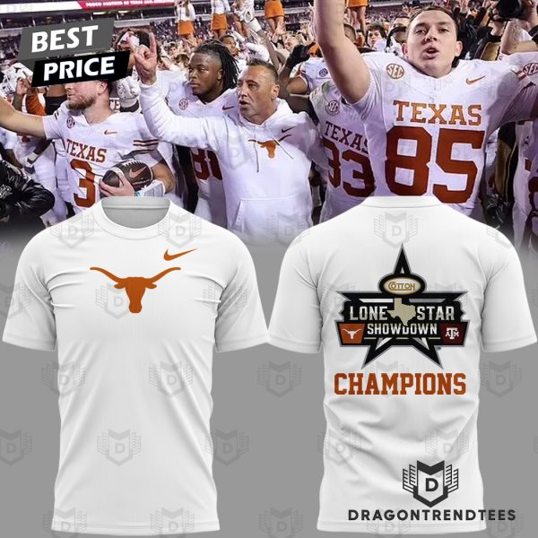 2024 Lone Star Showdown Texas Longhorns 3D T-Shirt