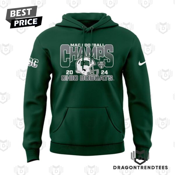 2024 Mac Champions Ohio Bobcats Football Hoodie