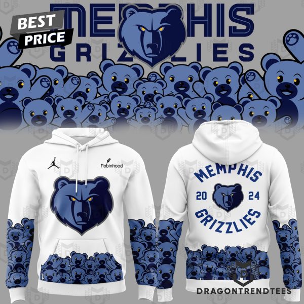 2024 Memphis Grizzlies Basketball Team Design Hoodie