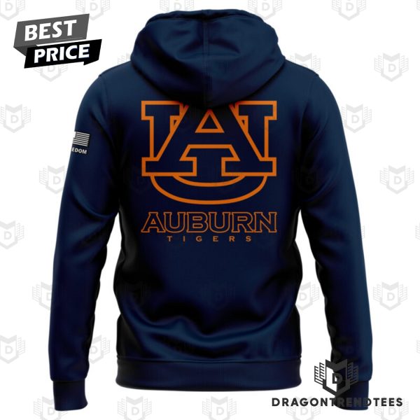 2024 Military Appreciation Auburn Tigers Football Logo Hoodie