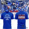 2024 Mountain West Conference Champions Back To Back Boise State Broncos Football 3D T-Shirt