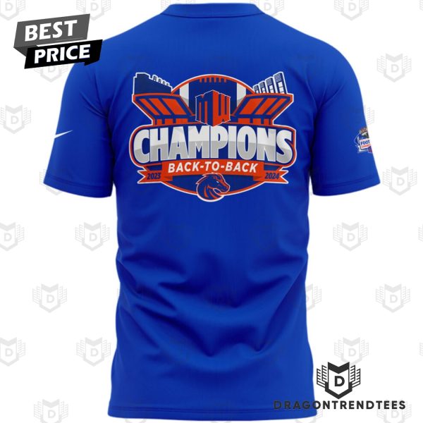 2024 Mountain West Conference Champions Back To Back Boise State Broncos 3D T-Shirt