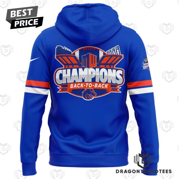 2024 Mountain West Conference Champions Back To Back Boise State Broncos Hoodie