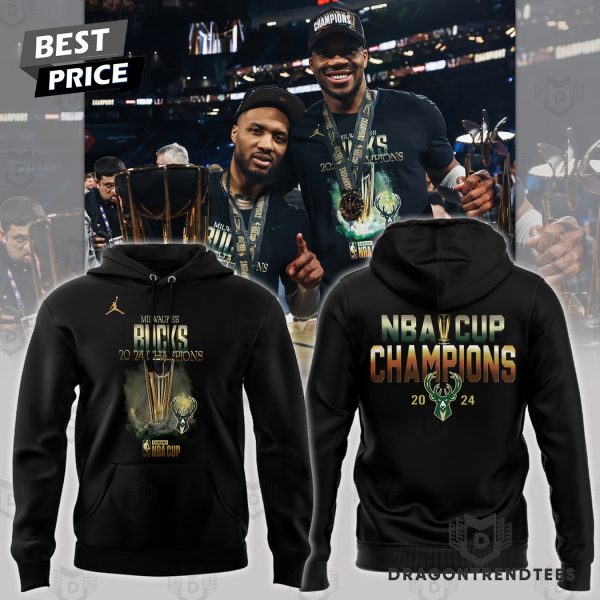 2024 NBA Cup Champions Milwaukee Bucks Hoodie