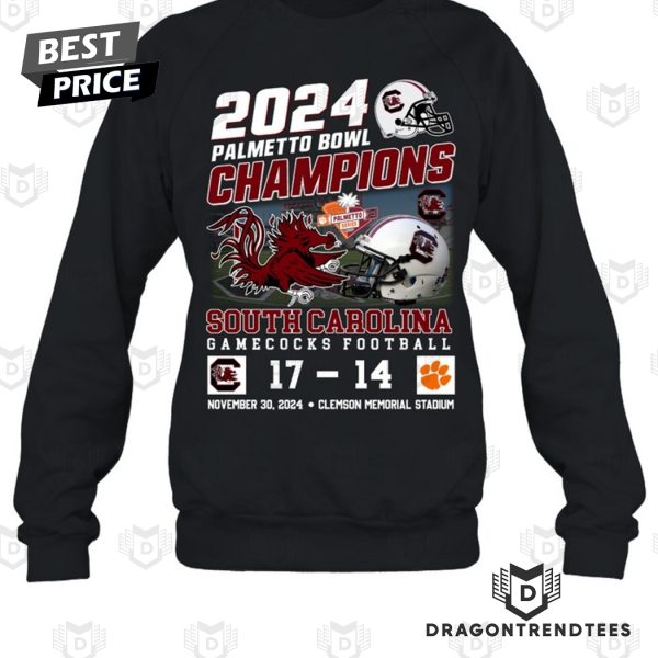 2024 Palmetto Bowl Champions South Carolina Gamecocks Unisex T-Shirt