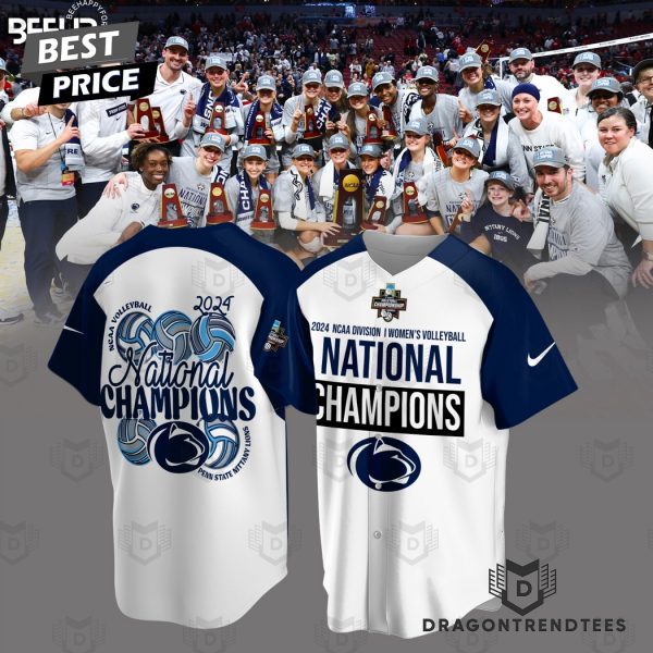 2024 Women Volleyball National Champions Penn State Nittany Lions Baseball Jersey