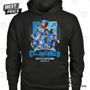 Detroit Lions Clinched Playoffs 2024 Unisex T-Shirt