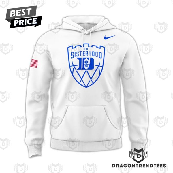 50 Year 1975-2025 Duke Blue Devils Women Basketball The Sisterhood Hoodie – White