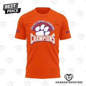 2024 ACC Football Conference Champions Clemson Tigers 3D T-Shirt