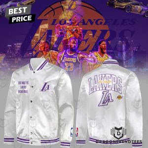 Los Angeles Lakers Basketball Baseball Jacket