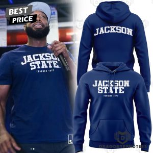 Jackson State Tigers Coach T.C. Taylor Hoodie – Blue