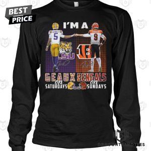 Im A LSU Tigers x Cincinnati Bengals Fan Signature Unisex T-Shirt