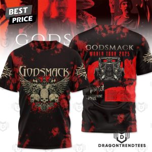 Godsmack World Tour 2025 I Stand Alone 3D T-Shirt