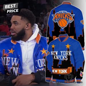 New York Knicks Logo Baseball Jacket