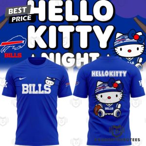 Buffalo Bills x Hello Kitty 3D T-Shirt – Blue