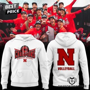 Nebraska Huskers 2024 Big Ten Back-to-Back Women Volleyball Regular Season Champions 3D T-Shirt