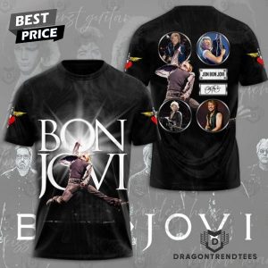 Bon Jovi My First Guitar Siganture 3D T-Shirt