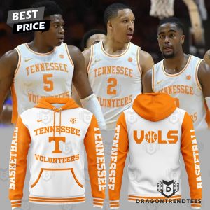 Tennessee Volunteers Men Basketball Logo Design Hoodie