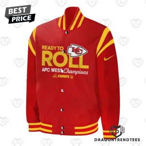 2024 AFC West Division Champions Kansas City Chiefs Baseball Jacket