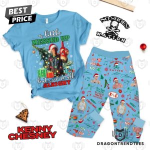 Kenny Chesney A Little Messed Up But Were All Alright Pajamas Set – Blue