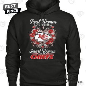 Kansas City Chiefs – Real Women Love Football Smart Women Chiefs Unisex T-Shirt