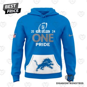 Detroit Lions Play Offs 2024 Black Hoodie – Black