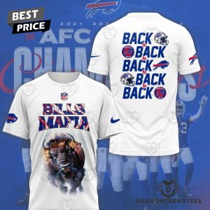 Buffalo Bills Back To Back To Back To Back To Back 3D T-Shirt