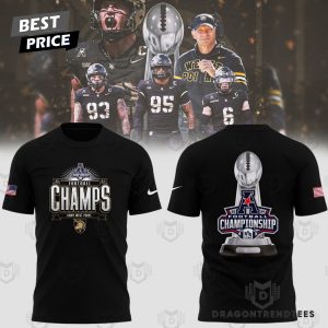 AAC Football Champions 2024 Army Black Knights 3D T-Shirt