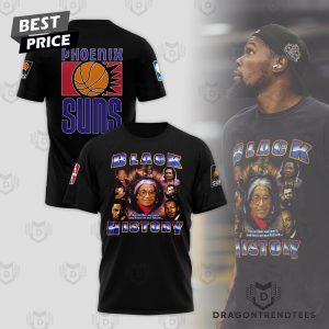 Phoenix Suns Black History 3D T-Shirt