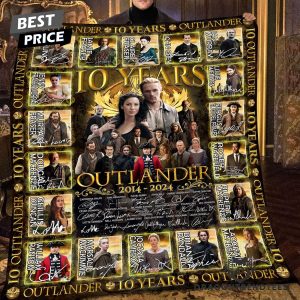 Outlander 10 Years 2014-2024 Signature Blanket