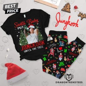 Santa Baby Put Jungkook Under The Tree Signature Pajamas Set