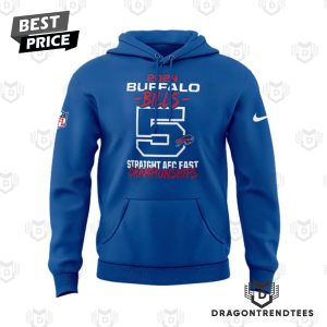 2024 AFC East Division Champions 5 In A Row Buffalo Bills Hoodie