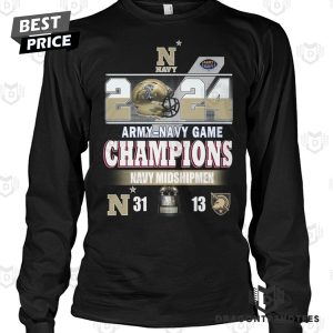 2024 Army-Navy Game Champions Navy Midshipmen 31-13 Unisex T-Shirt