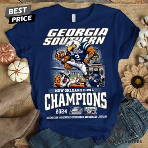 Georgia Southern Football New Orleans Bowl Champions 2024 Unisex T-Shirt