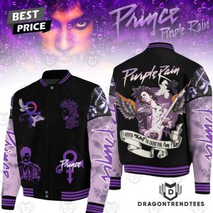 Prince Purple Rain – I Never Meant To Cause You Any Pain Baseball Jacket