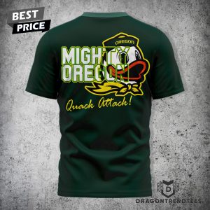 Oregon Ducks Mighty Oregon Quach Attack 3D T-Shirt