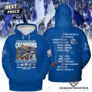 2024 Scooters Coffee Frisco Bowl Champions Memphis Tigers Hoodie