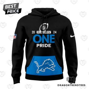 Detroit Lions Play Offs 2024 Black Hoodie