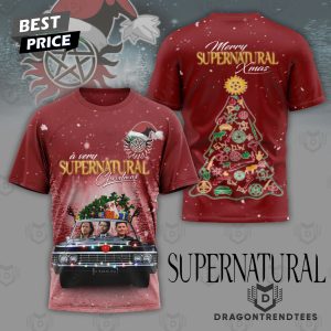 Merry Supernatural Xmas 3D T-Shirt