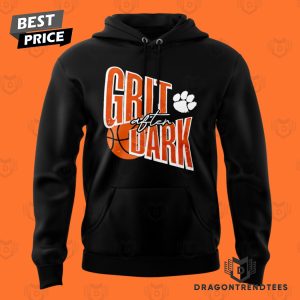 Grit After Dark Clemson Tigers Basketball Hoodie