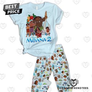 Moana You Are Welcome Pajamas Set – Blue