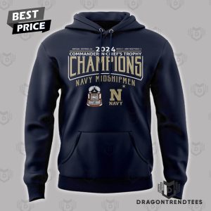 2024 Commander-In-Chiefs Trophy Champions Navy Midshipmen Hoodie