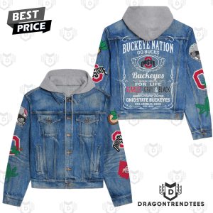 Ohio State Buckeyes Football – Go Bucks Hooded Denim Jacket