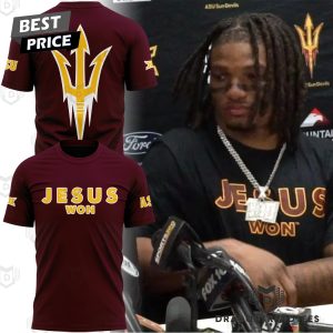 Arizona State Sun Devils Jesus Won Hoodie – Black