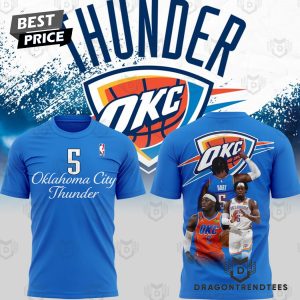 Oklahoma City Thunder Luguentz Dort 3D T-Shirt