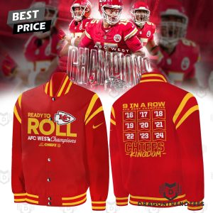 2024 AFC West Division Champions Kansas City Chiefs Baseball Jacket