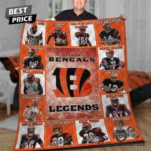 Cincinnati Bengals Legends Signature Blanket