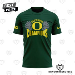 Oregon Ducks 2024 Big Ten Conference Champions Quack Attack 3D T-Shirt