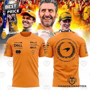 McLaren Formula 1 Team 2024 Champions 3D T-Shirt